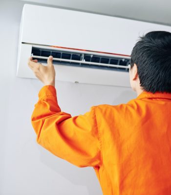 Installing air conditioner